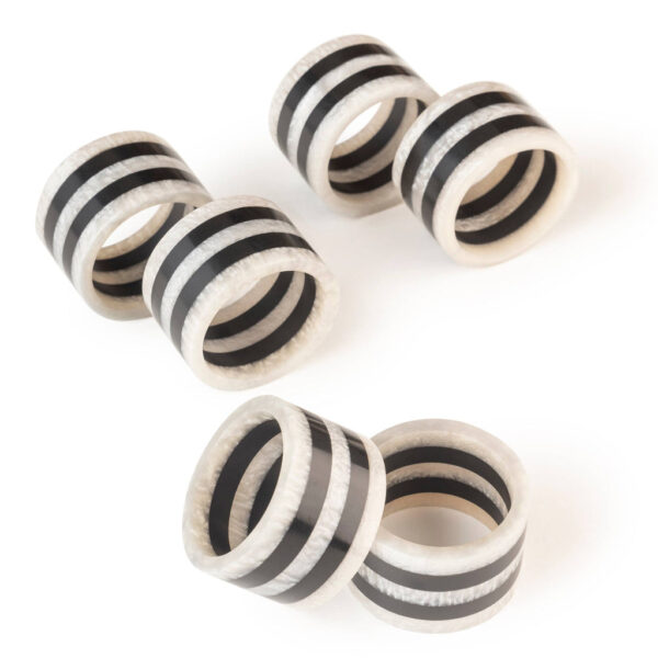 Resin Printed Napkin Rings