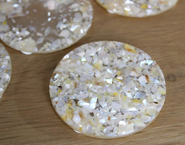Mop Round Coasters | Elegant Wine Coaster | Luxury & Custom Designs for Bulk Orders - Image 2