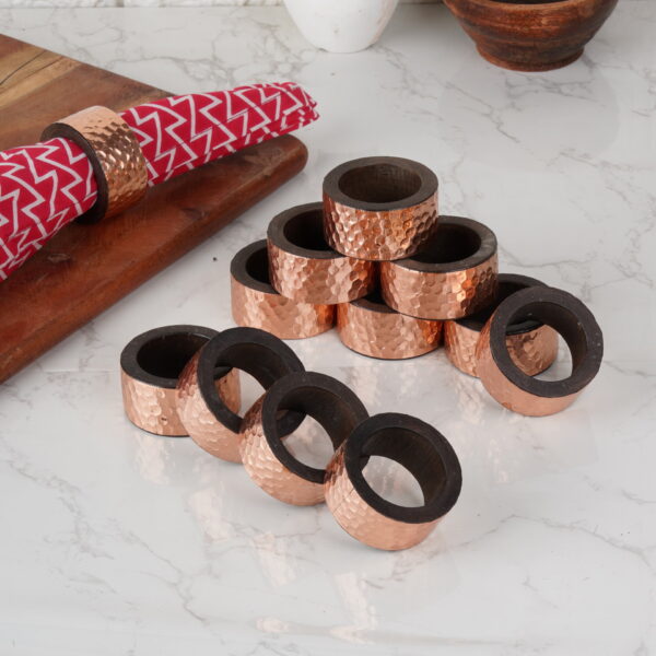 Copper Napkin Rings - Image 2