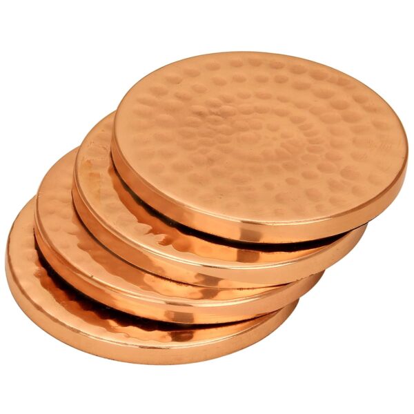 Handcrafted Copper Coasters | Elegant & Durable Drink Coasters - Image 2