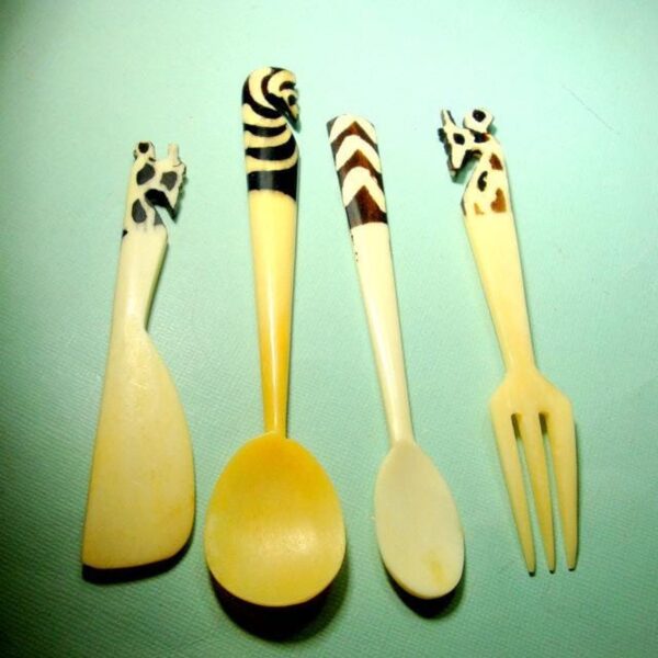 Bone Fork & Spoons