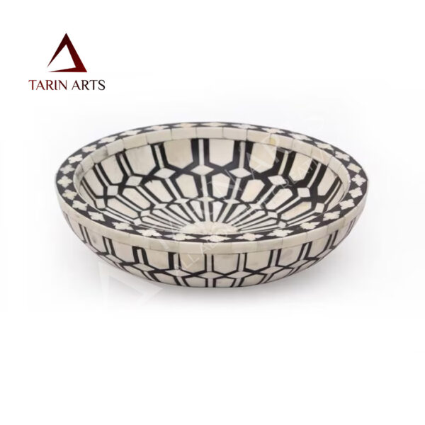 Handmade Bone Inlay Bowl-Super Bowl Cookies - Image 2