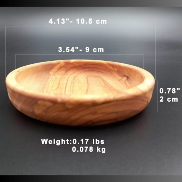 Natural Wooden Bowl | Handcrafted Salt Bowl | Perfect for Kitchen & Dining | Wholesale - Image 2
