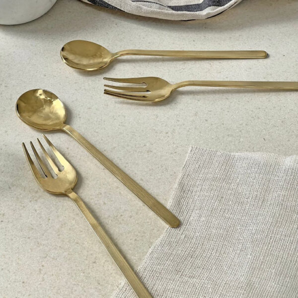 Brass Cutlery Spoons - Image 2