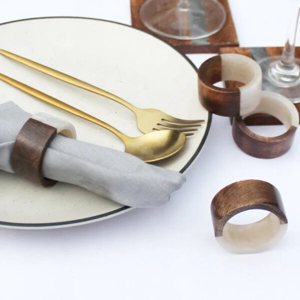 Resin Napkin Rings - Image 2