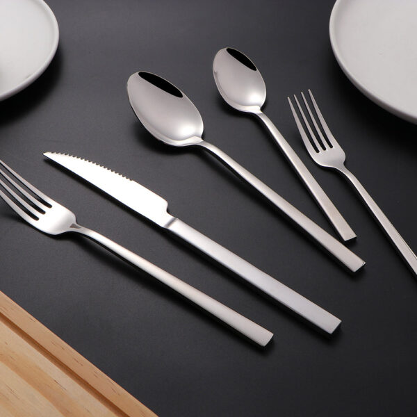 Metal Style Fork Spoons - Image 3