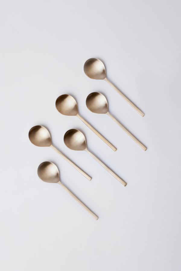 Elegant Brass Dessert Spoon | Premium Quality | Wholesale Bulk