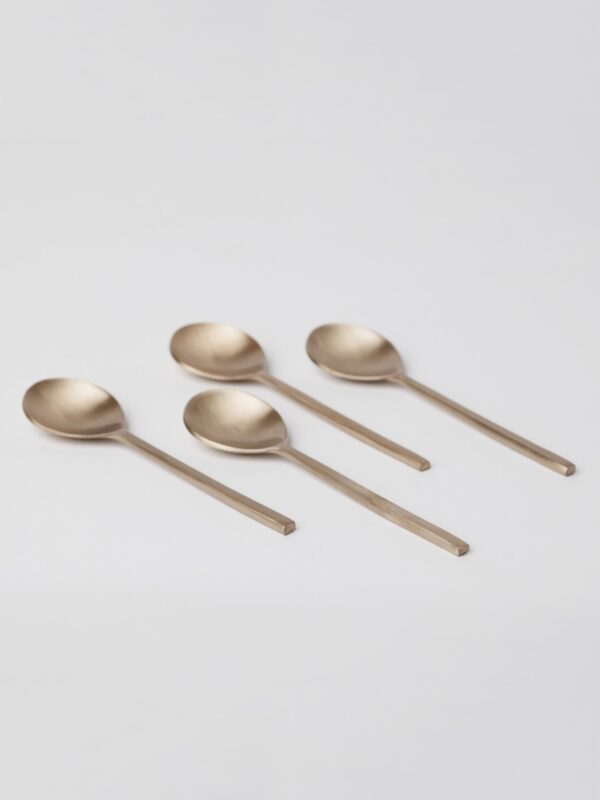 Elegant Brass Dessert Spoon | Premium Quality | Wholesale Bulk - Image 2