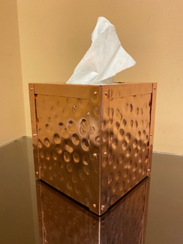 Copper Tissue Box