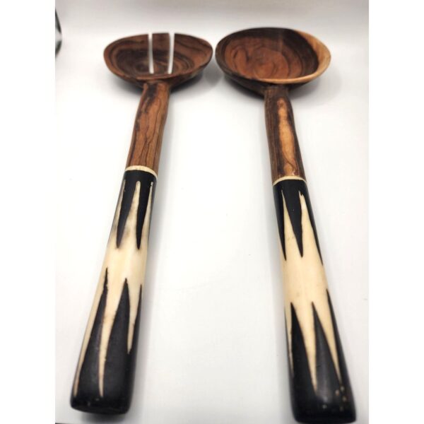 Bone Serving Set Spoons - Image 2