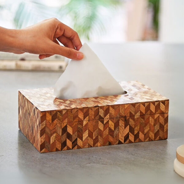 Wooden Tissue Box - Image 4