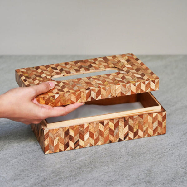 Wooden Tissue Box - Image 3