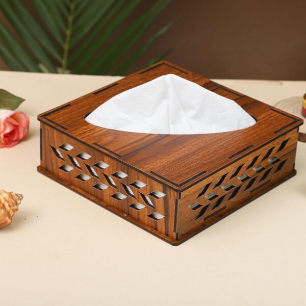 Wooden Decorative Tissue Box