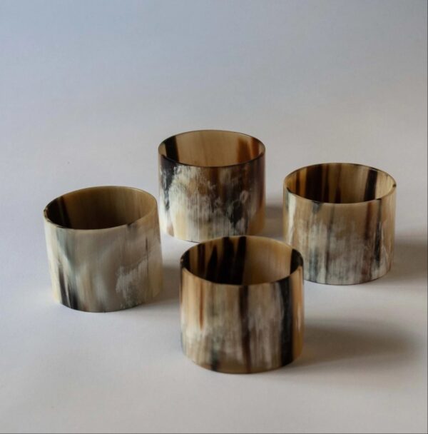 Buffalo Horn Napkin Rings - Image 2