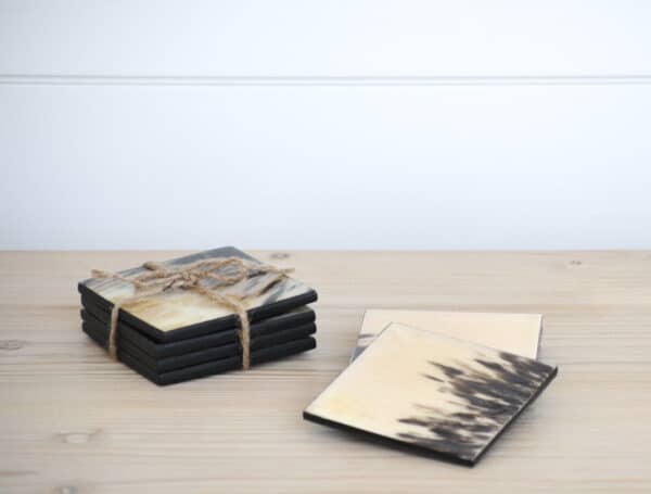 Horn Coasters | Cool Drink Coasters | Unique & Customizable Designs