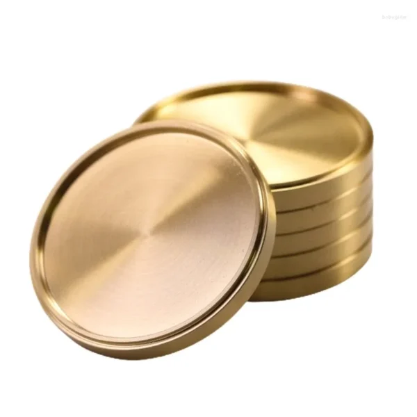 Brass Round Coasters