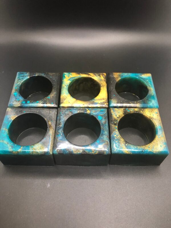 Resin Styles Napkin Rings - Image 2
