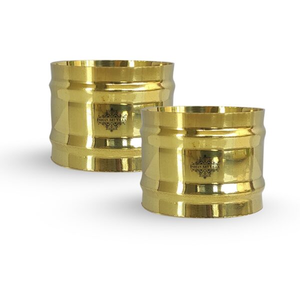 Brass Styles Napkin Rings - Image 2