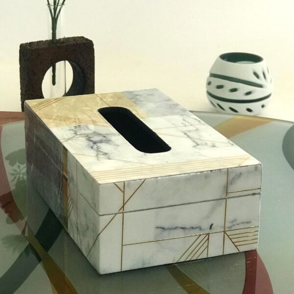 Wooden Decorative Tissue Box - Image 2