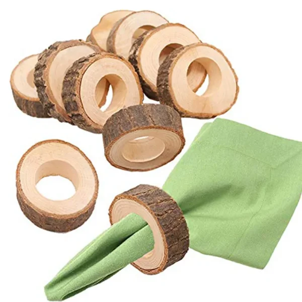 Wooden Napkin Rings - Image 2