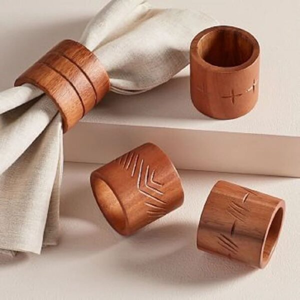 Wooden Napkin Rings